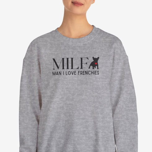 French Bulldog Sweatshirt for Women - Funny Frenchie Mom Sweatshirt