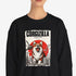 Funny Corgi Sweatshirt for Women - Corgizilla Crew Sweatshirt