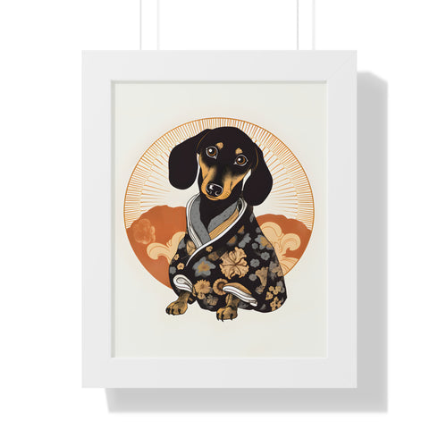 Dachshund Framed Poster - Dachshund Wall Art