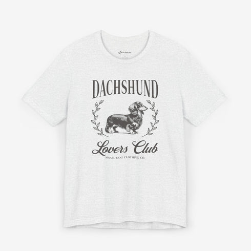 Longhaired Dachshund Shirt for Women - Dachshund Lovers Club Tee