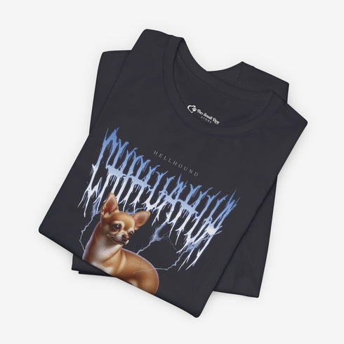 Chihuahua Metal T- Shirt for Women - Funny Chihuahua Tee for Women