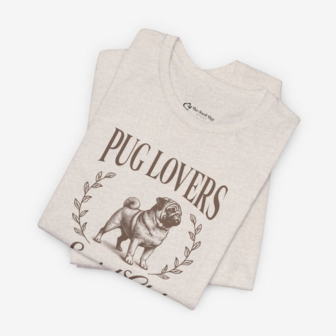 Pug Shirt for Women - Pug Lovers Club Tee