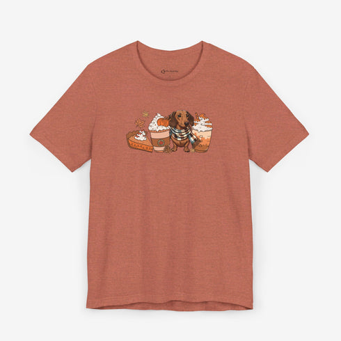 Dachshund Fall Tee - Dachshund Shirt for Women