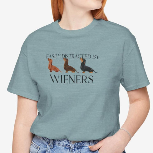 Funny Dachshund T- Shirt for Women - Wiener Dog Tee for Women