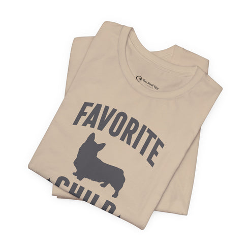 Corgi Mom Shirt - Favorite Child Dog Corgi Owner T-shirt
