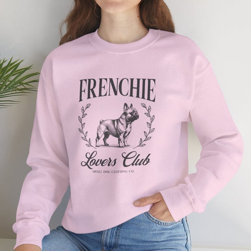 French Bulldog Sweatshirt for Women - Frenchie Lovers Club Sweatshirt