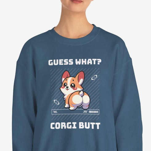 Funny Corgi Sweatshirt for Women - Corgi Crew Sweatshirt