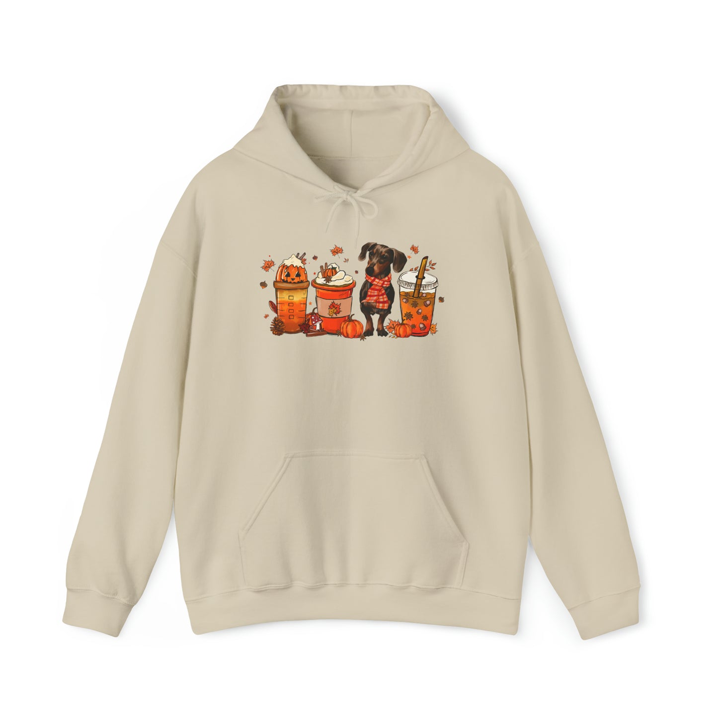 Dachshund Hoodie - Dachshund Autumn Sweatshirt - Dachshund Gift