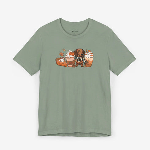 Dachshund Fall Tee - Dachshund Shirt for Women