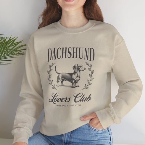Dachshund Lovers Club Sweatshirt for Women - Crew Sweatshirt