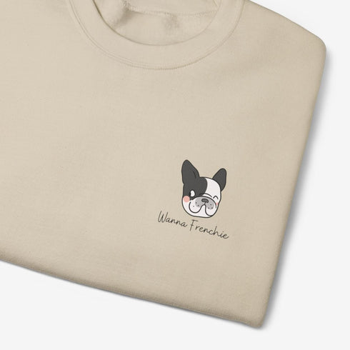 French Bulldog Sweatshirt for Women - Cute Frenchie Sweatshirt
