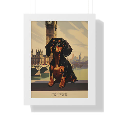 Dachshund Wall Art - Framed Poster - Dachshund Home Decor