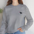 French Bulldog Sweatshirt for Women - Cute Frenchie Crew Sweatshirt