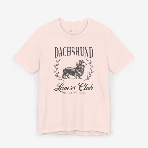 Longhaired Dachshund Shirt for Women - Dachshund Lovers Club Tee