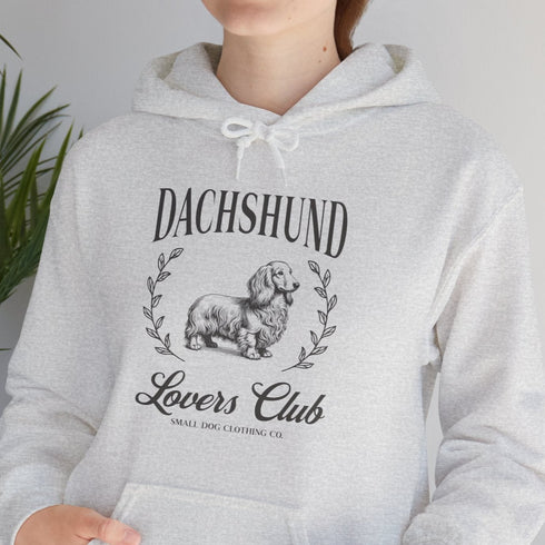 Longhaired Dachshund Hoodie for Women - Dachshund Lovers Club Hoodie