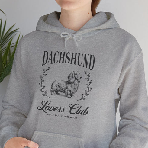 Longhaired Dachshund Hoodie for Women - Dachshund Lovers Club Hoodie