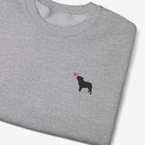 French Bulldog Sweatshirt for Women - Cute Frenchie Crew Sweatshirt