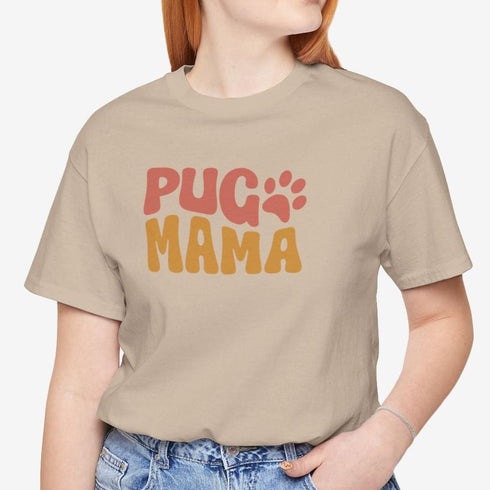Pug Mom Tee - Pug T- Shirt for Women