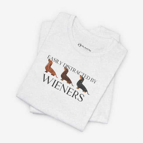 Funny Dachshund T- Shirt for Women - Wiener Dog Tee for Women