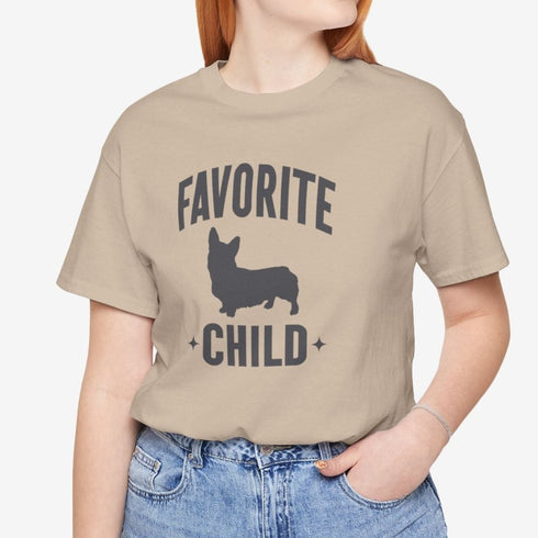 Corgi Mom Shirt - Favorite Child Dog Corgi Owner T-shirt