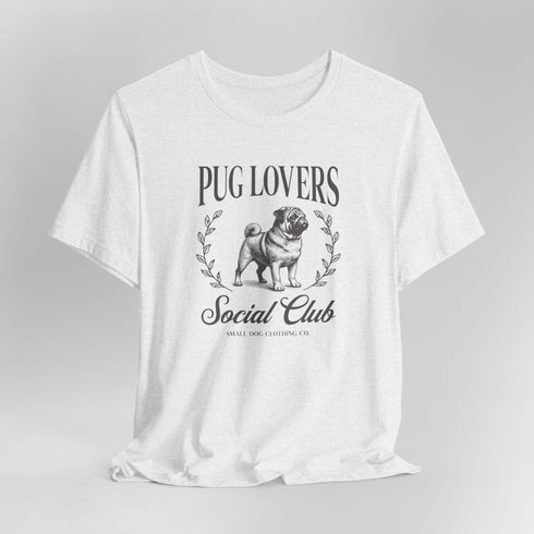 Pug Shirt for Women - Pug Lovers Club Tee