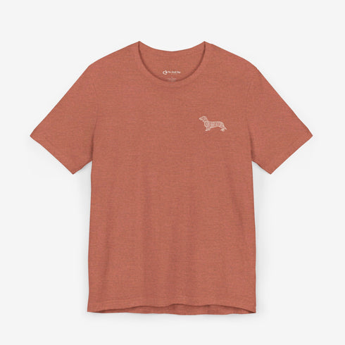 Dachshund T- Shirt - Dachshund Shirt for Women - Dachshund Mandala Tee