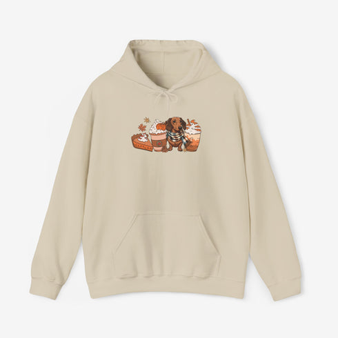 Dachshund Autumn Hoodie for Women - Wiener Dog Fall Hoodie
