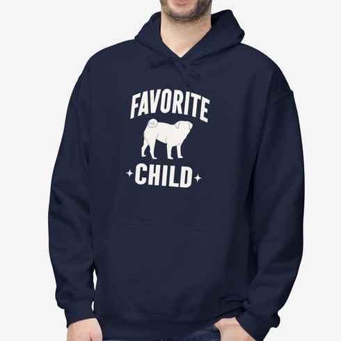 Pug Hoodie for Men - Funny Pug Dad Hoodie