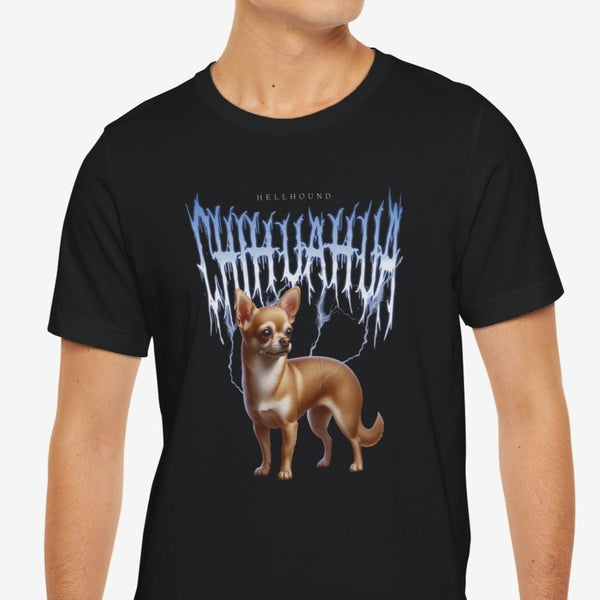 Chihuahua Metal T- Shirt - Funny Chihuahua Shirt for Men