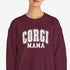 Corgi Sweatshirt for Women - Corgi Mom Crew Sweatshirt