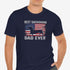 Dachshund Dad Tee - Dachshund T- Shirt for Men - American Flag Dachshund Shirt