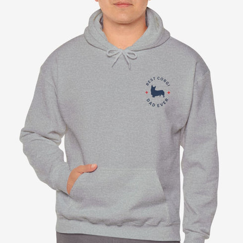 Corgi Men's Hoodie - Funny Corgi Dad Hoodie for Men