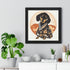 Dachshund Framed Poster - Dachshund Wall Art