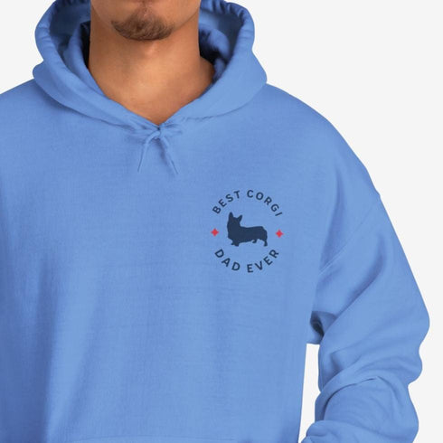 Corgi Men's Hoodie - Funny Corgi Dad Hoodie for Men