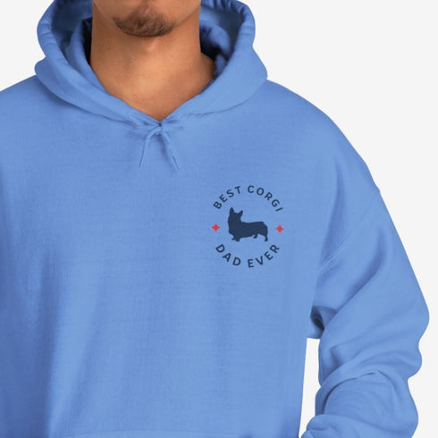 Corgi Men's Hoodie - Best Corgi Dad - Corgi Gift