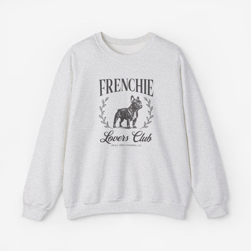 Black French Bulldog Sweatshirt for Women - Frenchie Lovers Club Sweatshirt