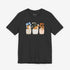 corgi t shirt for women. Color dark gray heather