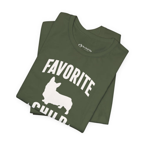 Corgi Mom Shirt - Favorite Child Dog Corgi Owner T-shirt