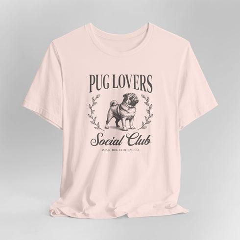 Pug Shirt for Women - Pug Lovers Club Tee