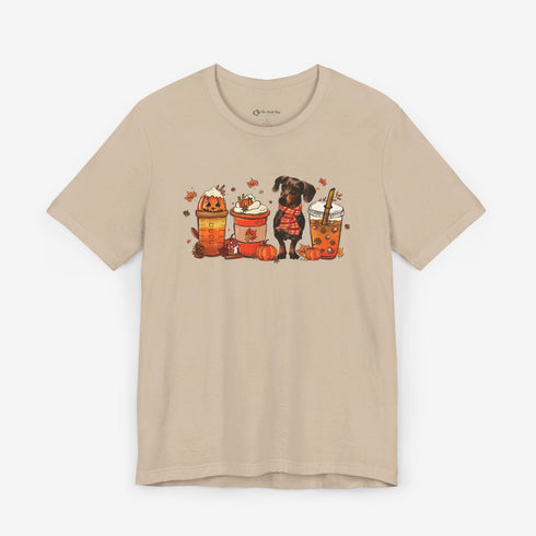 Dachshund T- Shirt for Women - Dachshund Autumn Shirt