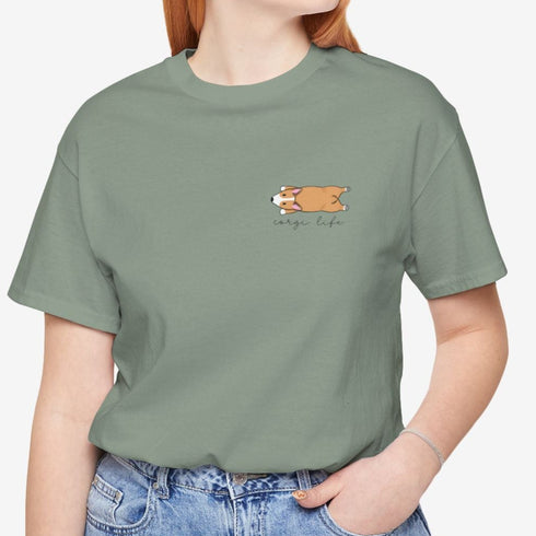 Funny Corgi Tee for Women - Corgi Life Shirt - Corgi Gift