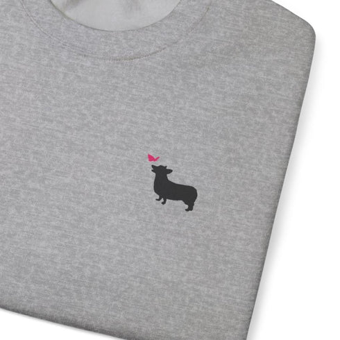 Corgi Sweatshirt for Women - Cute Corgi Crew Sweatshirt