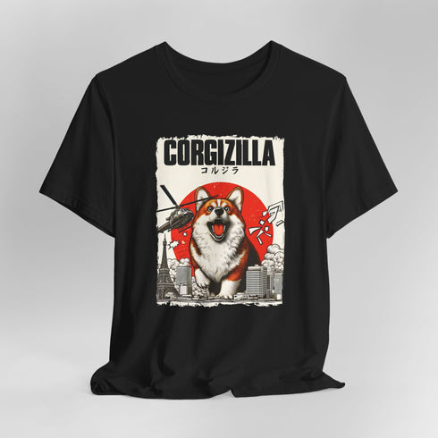 Corgi T-Shirt - Corgizilla Funny Corgi Shirt for Women