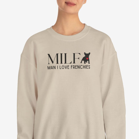 French Bulldog Sweatshirt for Women - Funny Frenchie Mom Sweatshirt