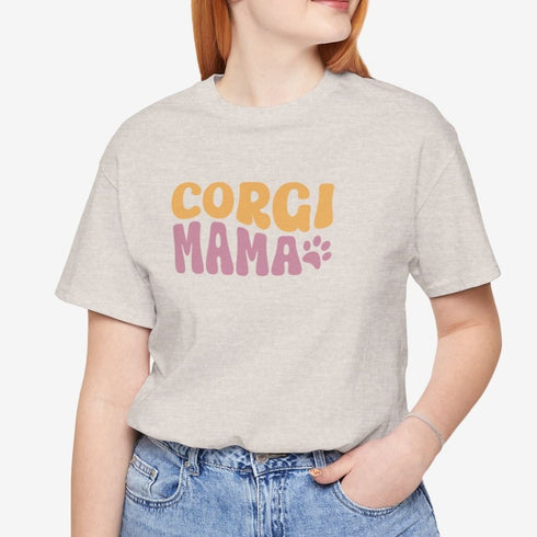 Corgi Mom T- Shirt - Corgi Tee for Women