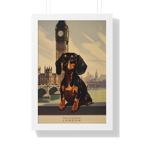 Dachshund Wall Art - Framed Poster - Dachshund Home Decor