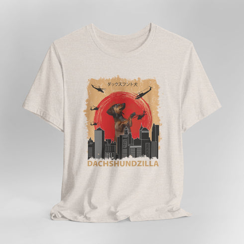 Dachshund Funny Dachshundzilla T-Shirt - Dachshund Shirt