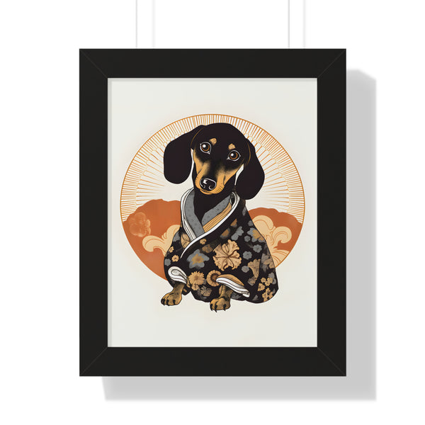 Dachshund Framed Poster - Dachshund Wall Art