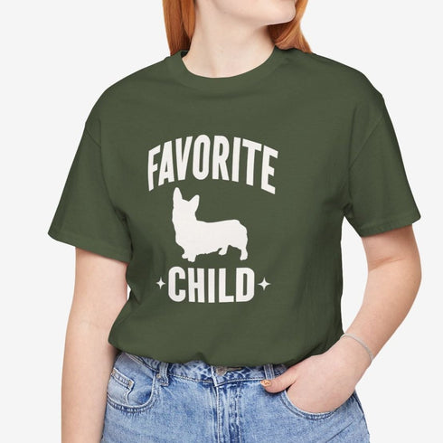 Corgi Mom Shirt - Favorite Child Dog Corgi Owner T-shirt