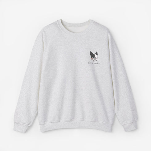 French Bulldog Sweatshirt for Women - Cute Frenchie Sweatshirt